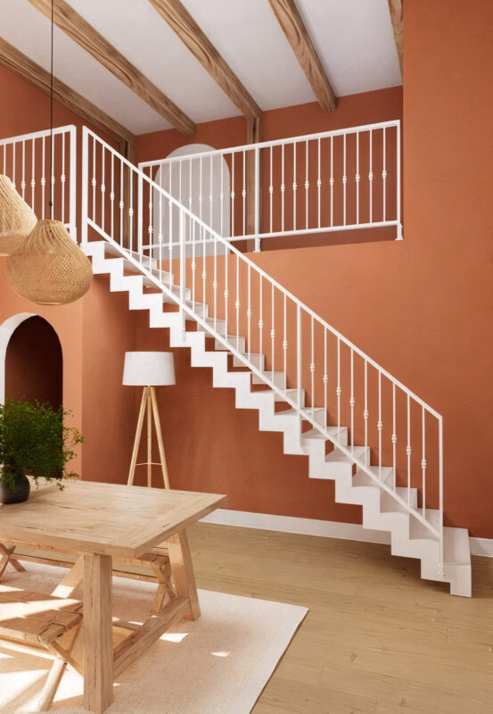Escalier à limon crémaillère et rampe Traditionnelle